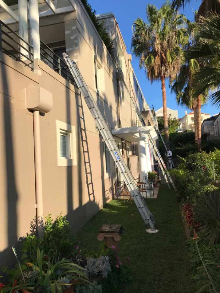 exterior wall after renovation