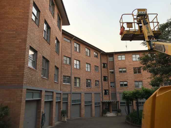 exterior view of buildings