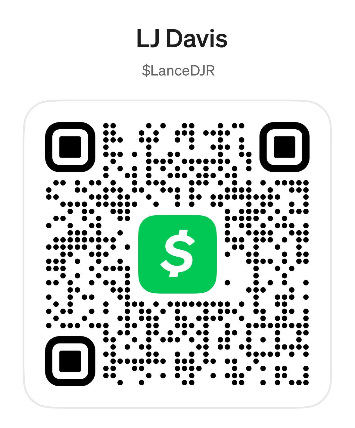 A qr code with a dollar sign on it.