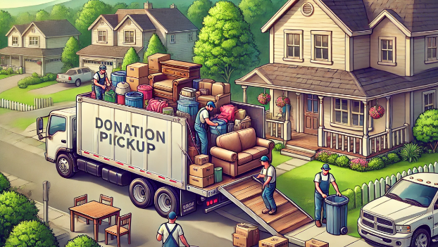 Donation pickup service