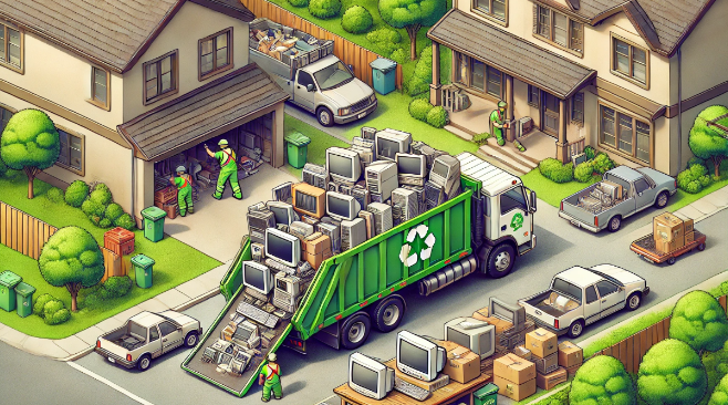 E-waste recycling service