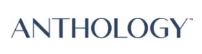 ANTHOLOGY logo in dark blue text.