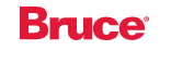 Bruce logo in red.