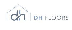 Logo for DH Floors: 
