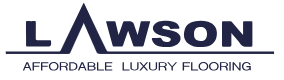 Lawson logo with dark blue text and a stylized 'A' and the tagline 