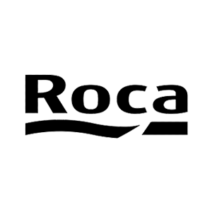 Roca logo: Black text