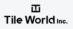 Tile World Inc. logo with a stylized 