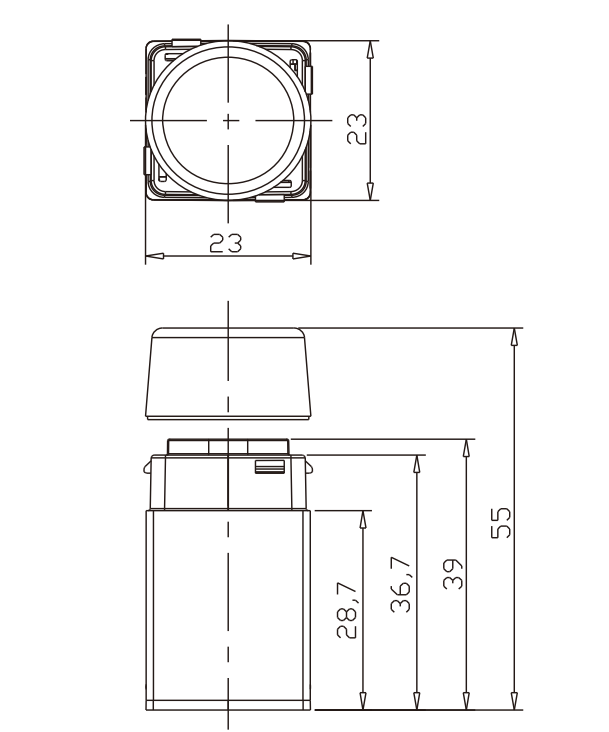 Dimmer HY-310VR HYTEC &ndash; 25-100 Watt Per Alogena &ndash; Nuovo (Senza Confezione)