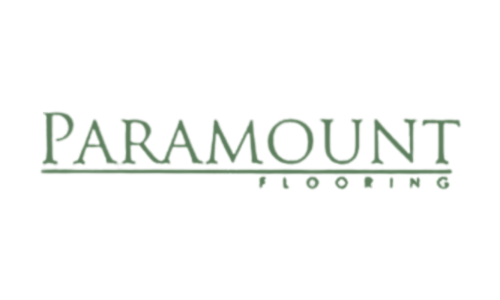 A paramount flooring logo on a white background