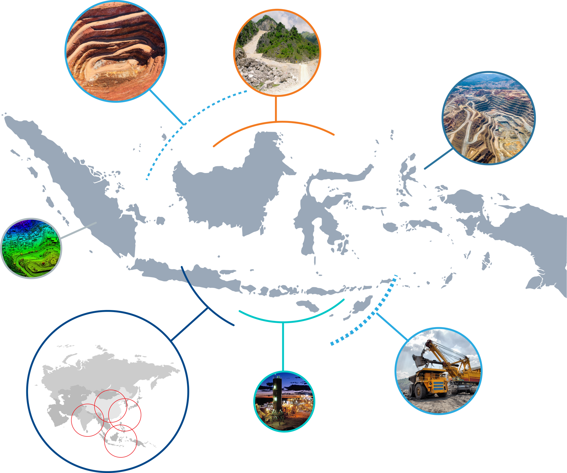 Surtech project location map