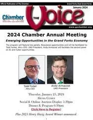 The chamber of commerce is holding a chamber annual meeting in january 2024.