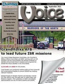 A chamber of commerce magazine titled the voice