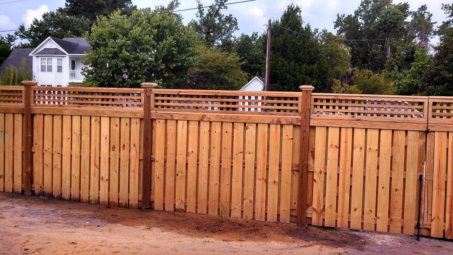Classic Wooden Fence — Wilmington,  NC — J & J Fence