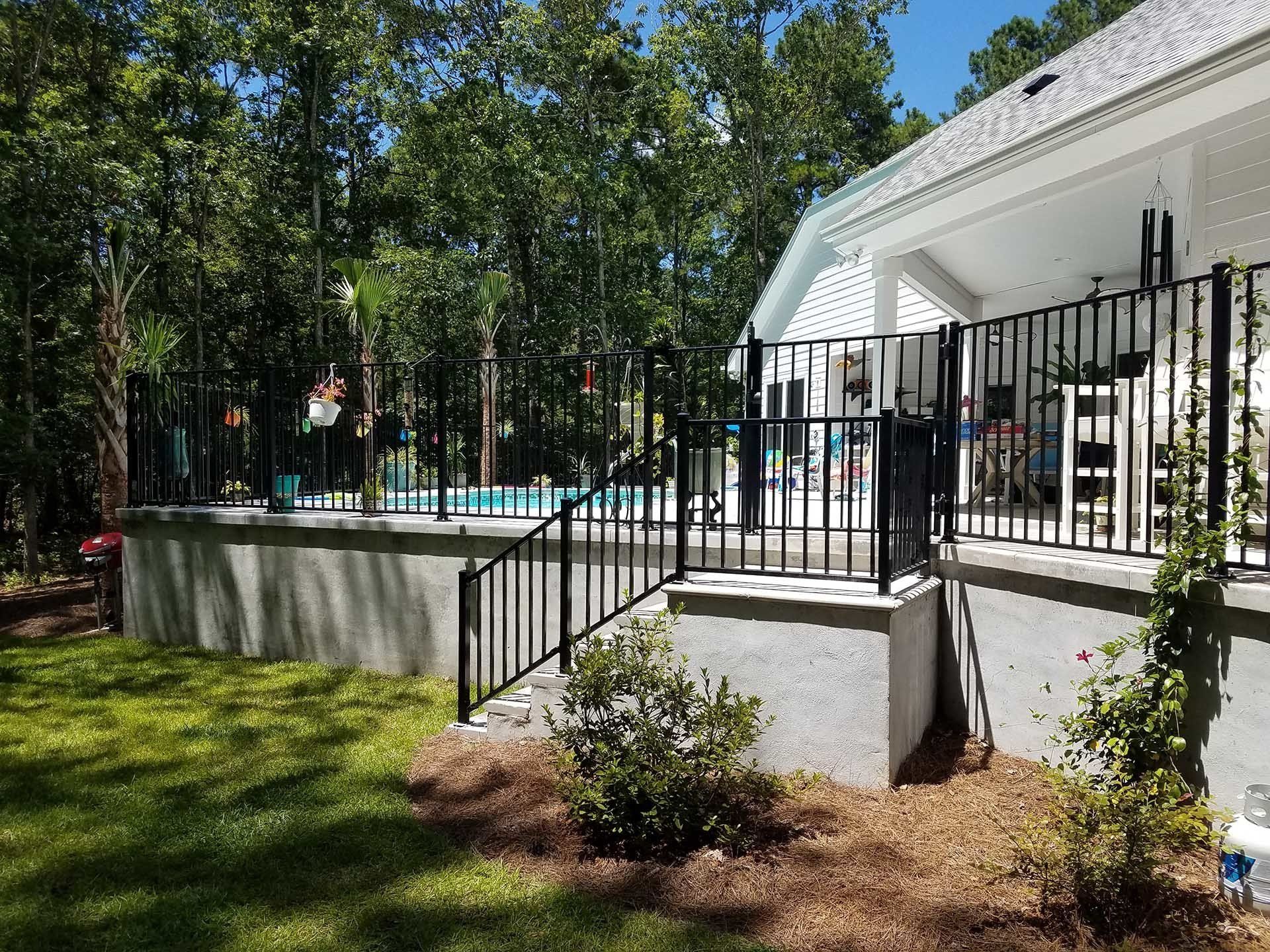 House Fence And Railings — Wilmington,  NC — J & J Fence