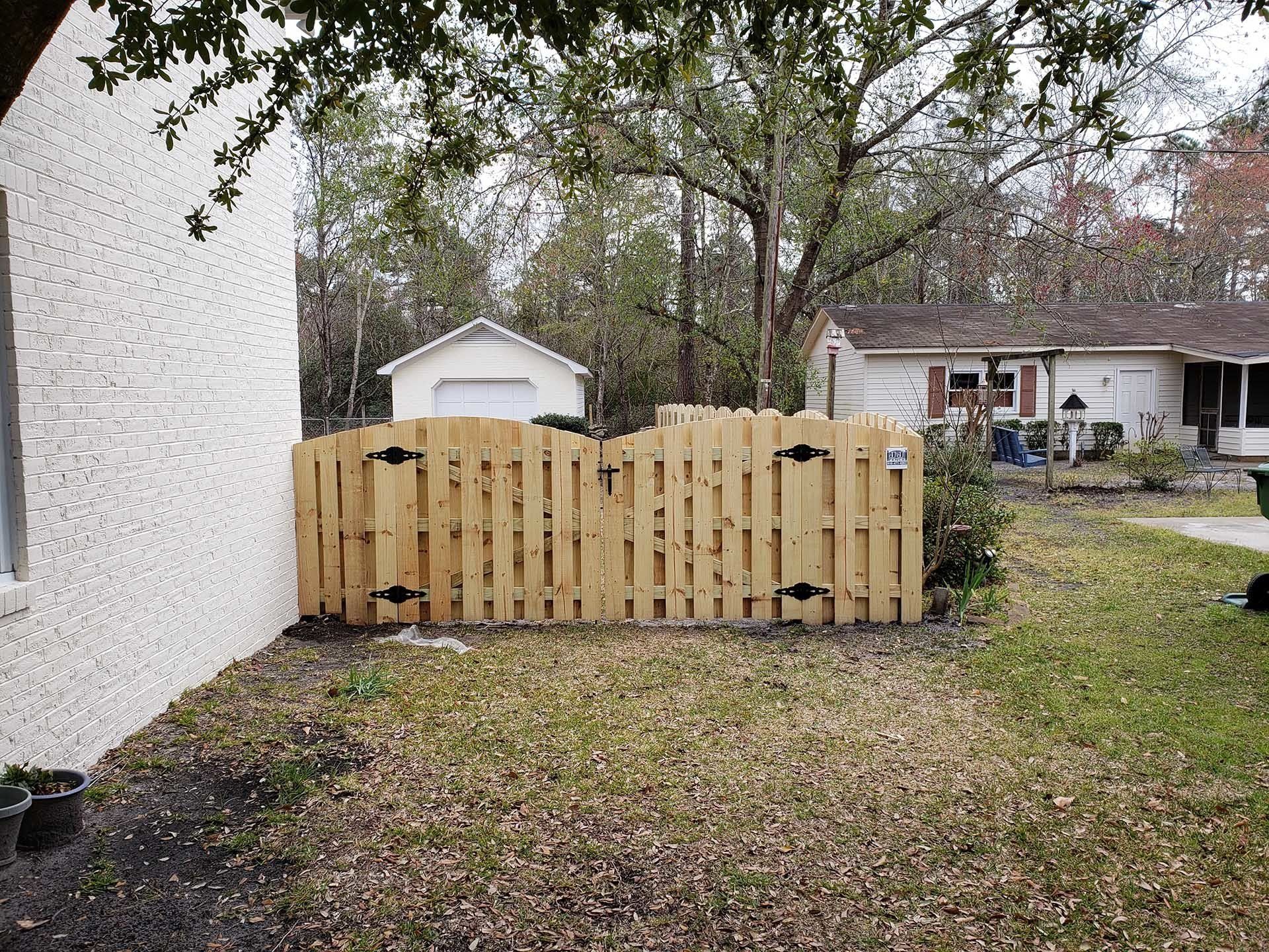 Small Wooden Gate — Wilmington,  NC — J & J Fence