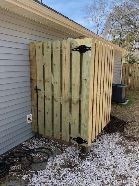 Wooden Divider — Wilmington,  NC — J & J Fence