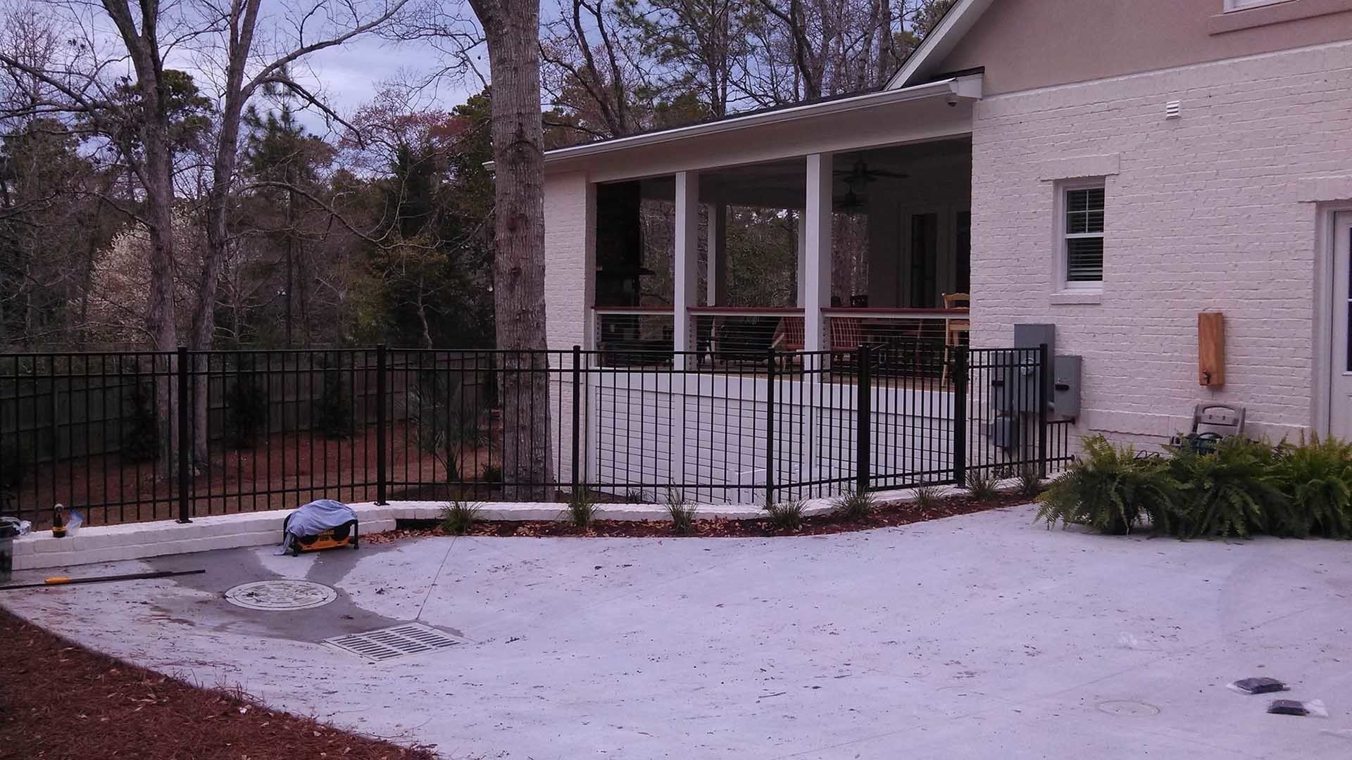 Lawn Fence — Wilmington,  NC — J & J Fence