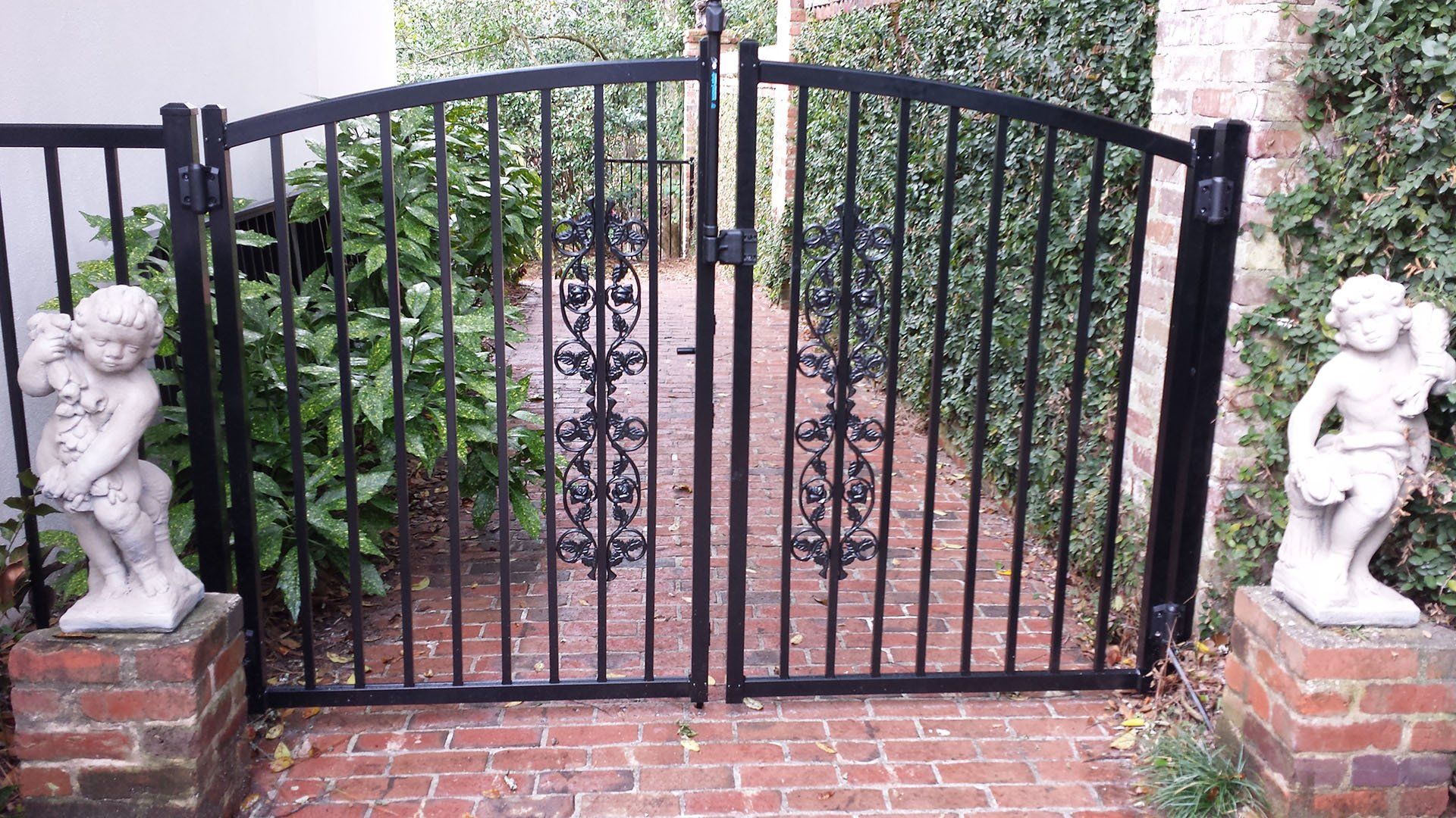 Gate With Design — Wilmington,  NC — J & J Fence