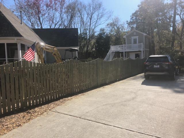 Fancy Wooden Fence — Wilmington,  NC — J & J Fence