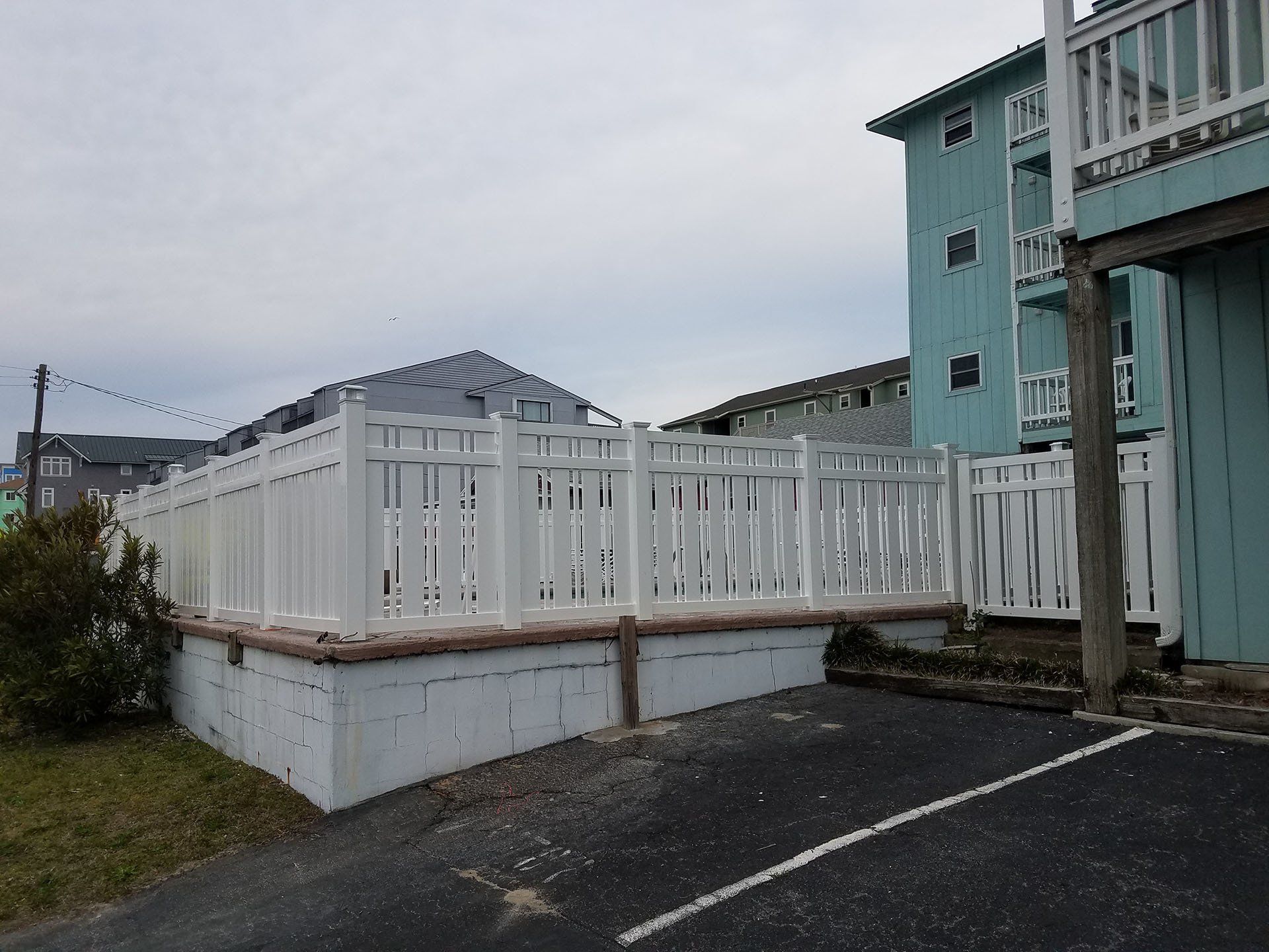 Vinyl Backyard Fence — Wilmington,  NC — J & J Fence