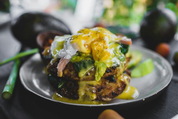 A close up of a plate of food on a table.