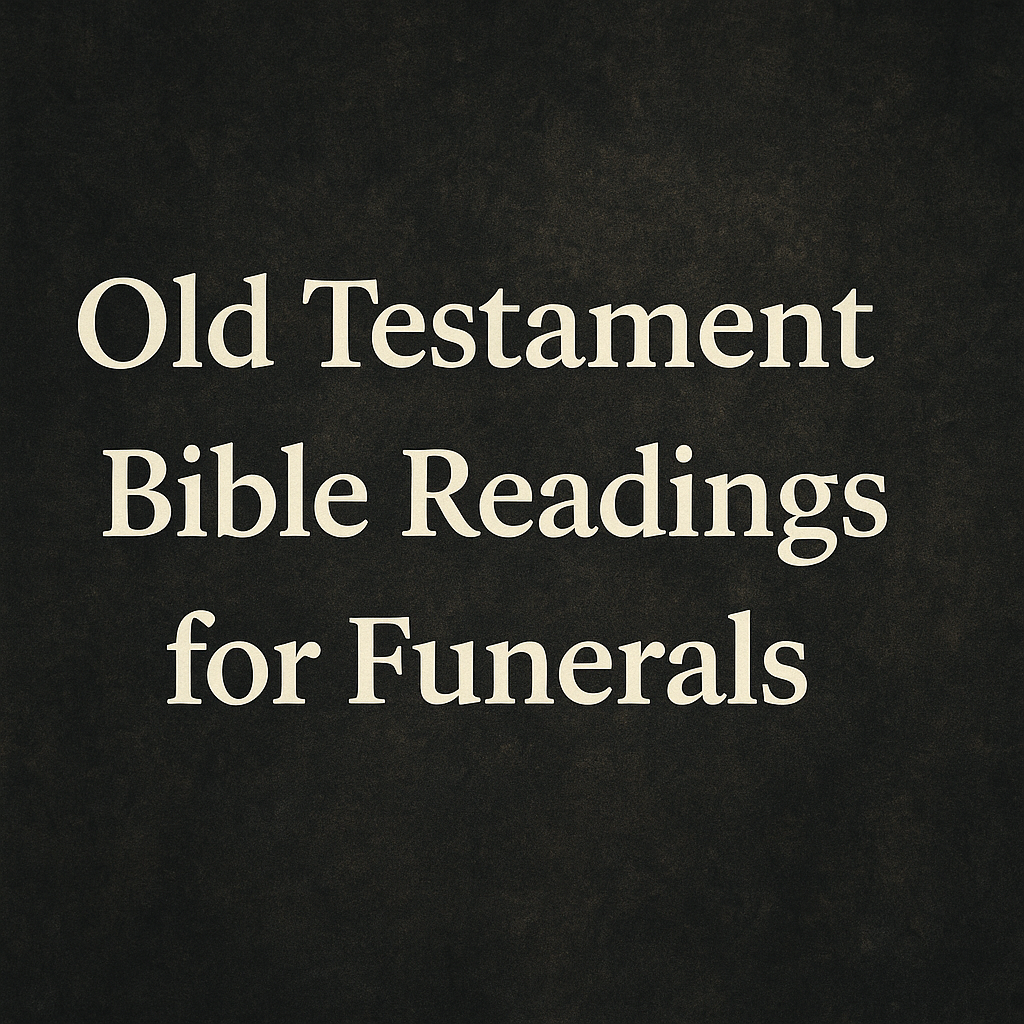 Old Testament Bible Readings for Funerals
