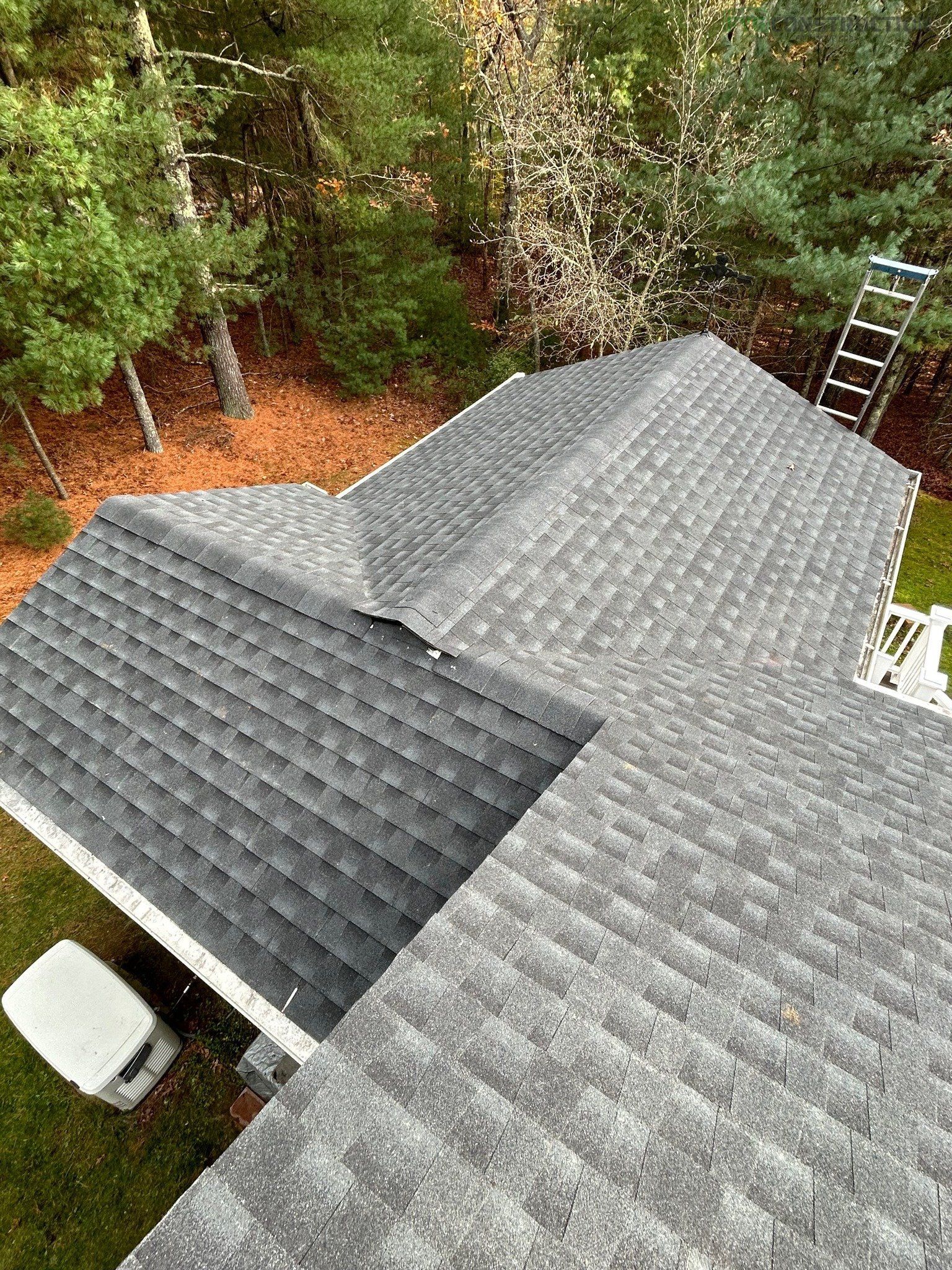 Shingle roof in a South Kingstown home