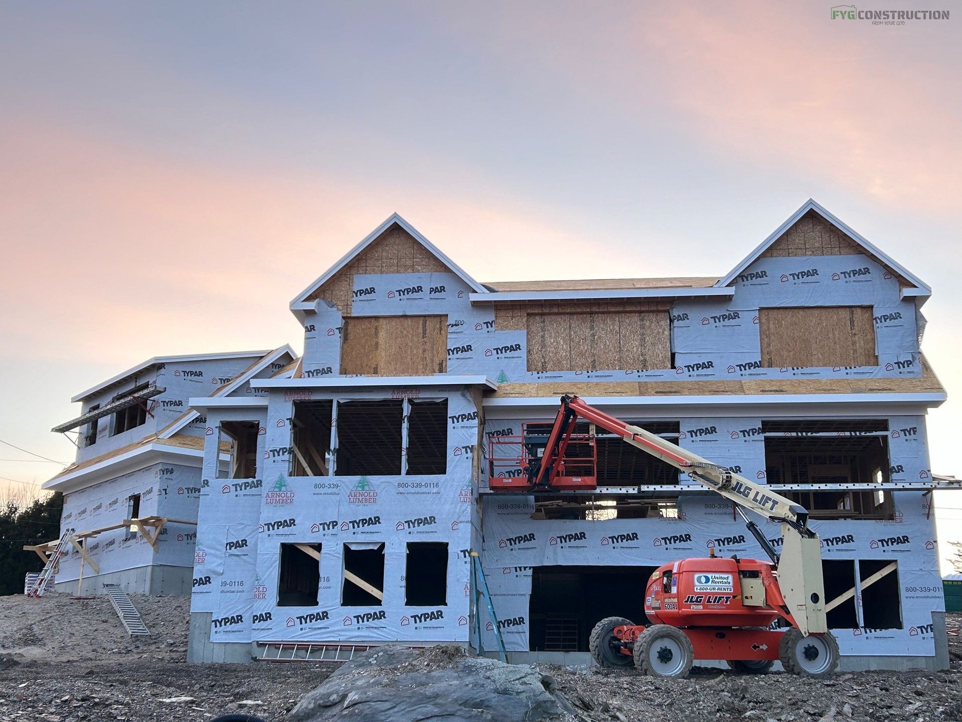 Roofing installation in Rhode Island.