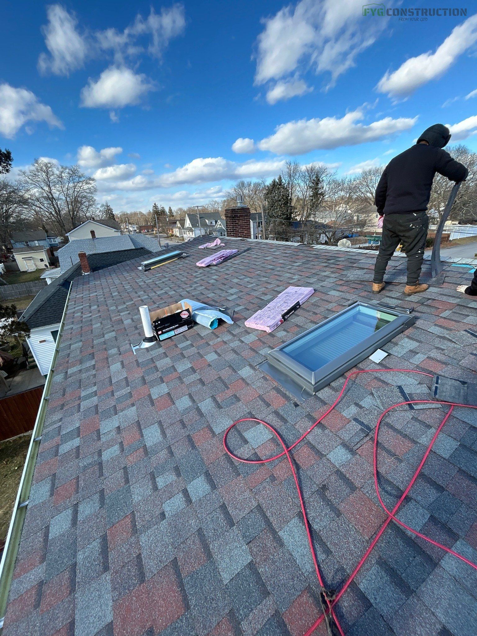 South Kingstown roofers doing installation