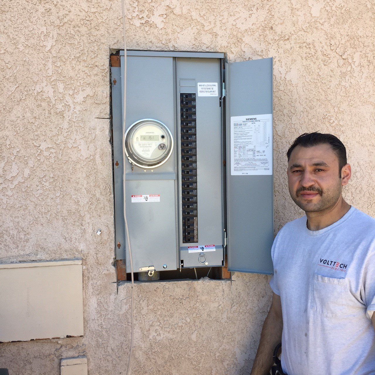 Electrician with Breaker Box — Riverside, CA — Volt Tech Electric