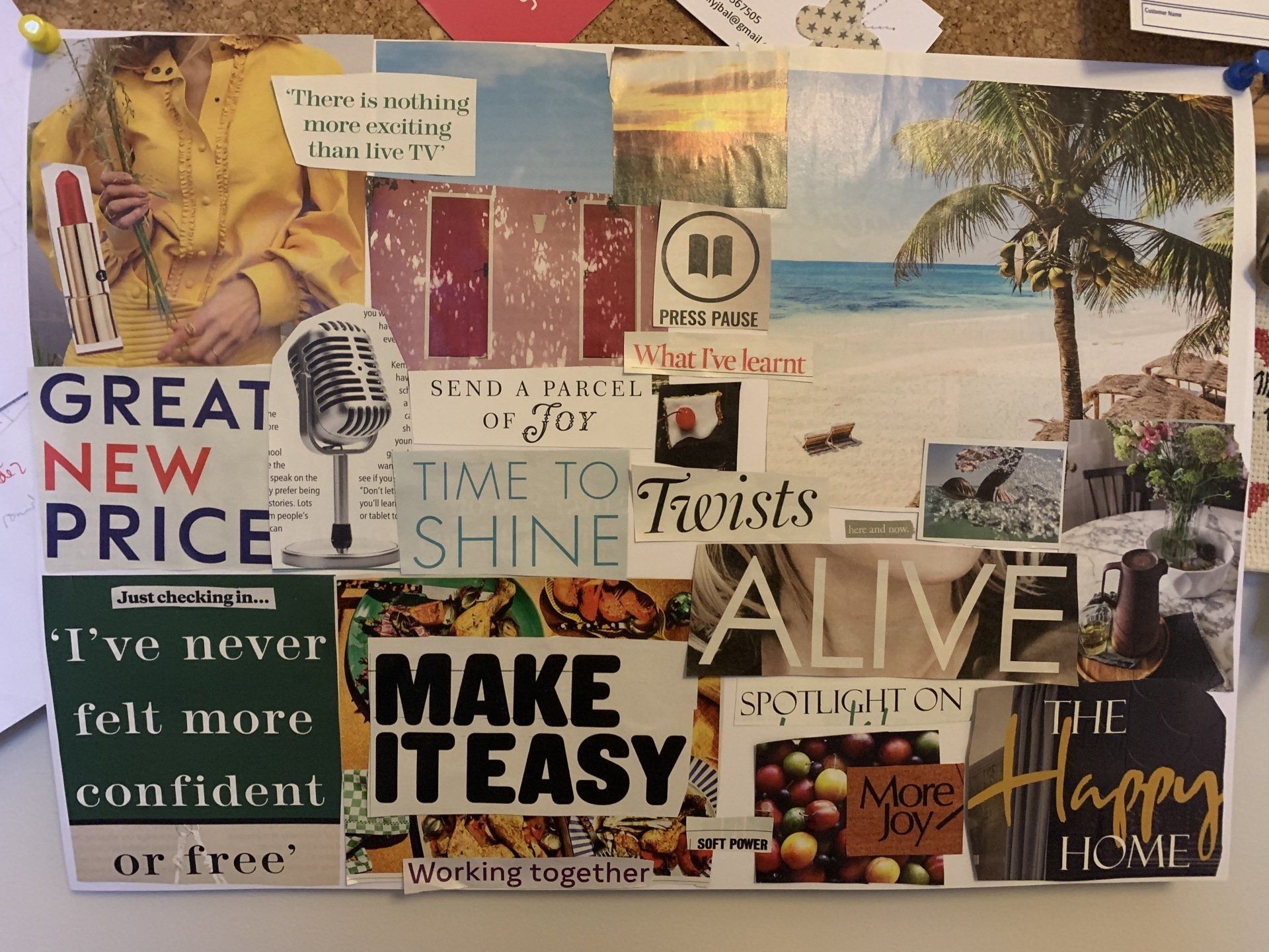 What is a vision board and how does it work?