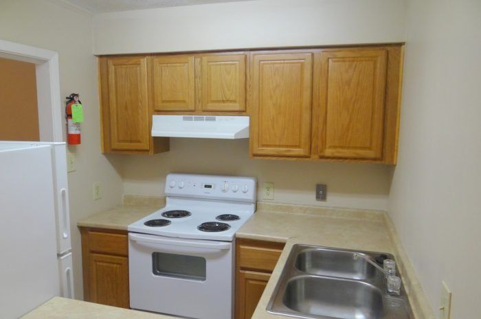 Kitchen in Trafalgar ApartmentsKitchen in Trafalgar Apartments