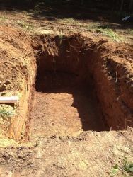 Hole For Septic Tank — Palmyra, NY — Zinks Septic Solutions, LLC