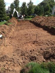 Excavation Area — Palmyra, NY — Zinks Septic Solutions, LLC