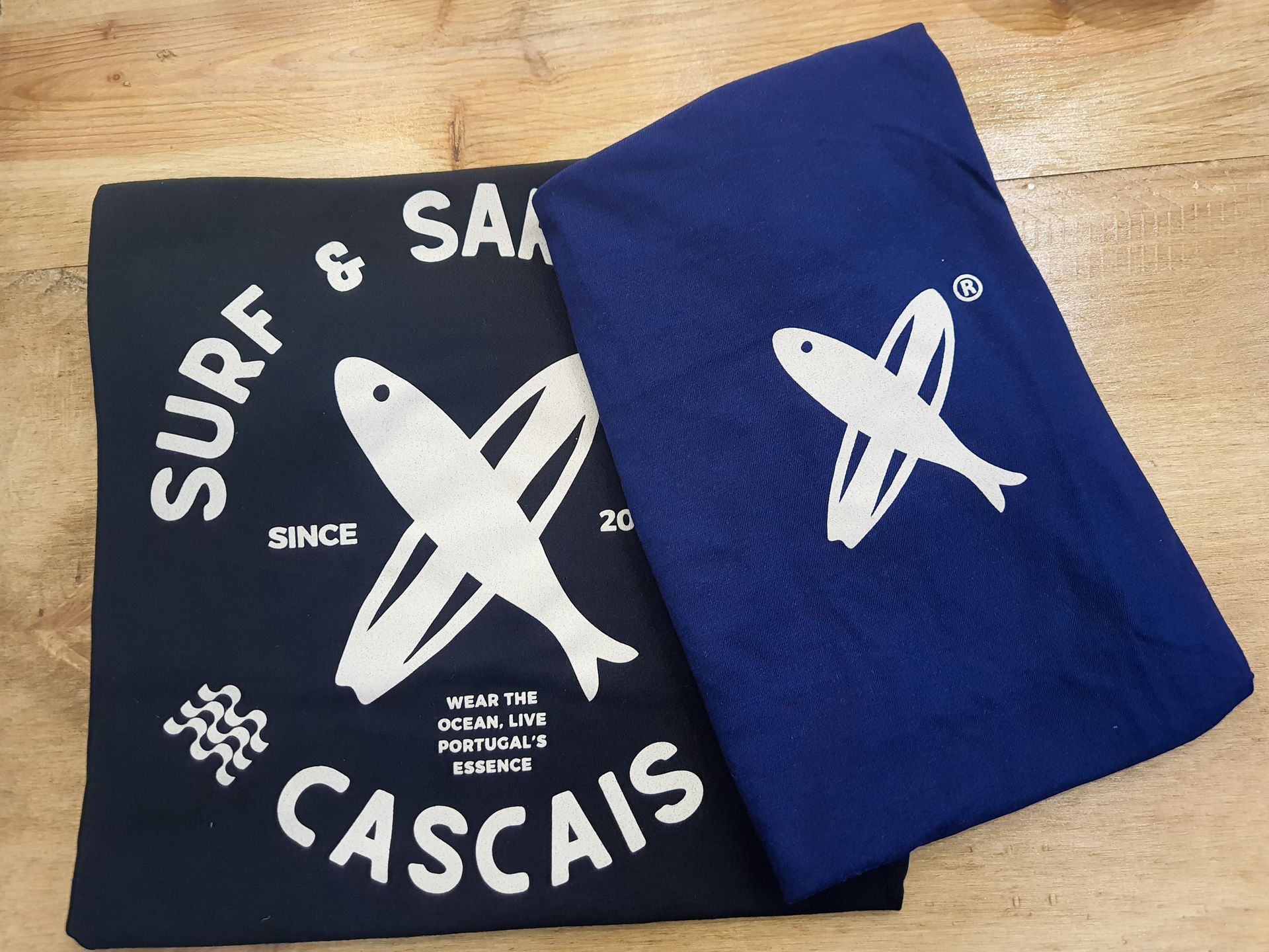 Surf & Sardinhas Organic surfwear tshirts Cascais