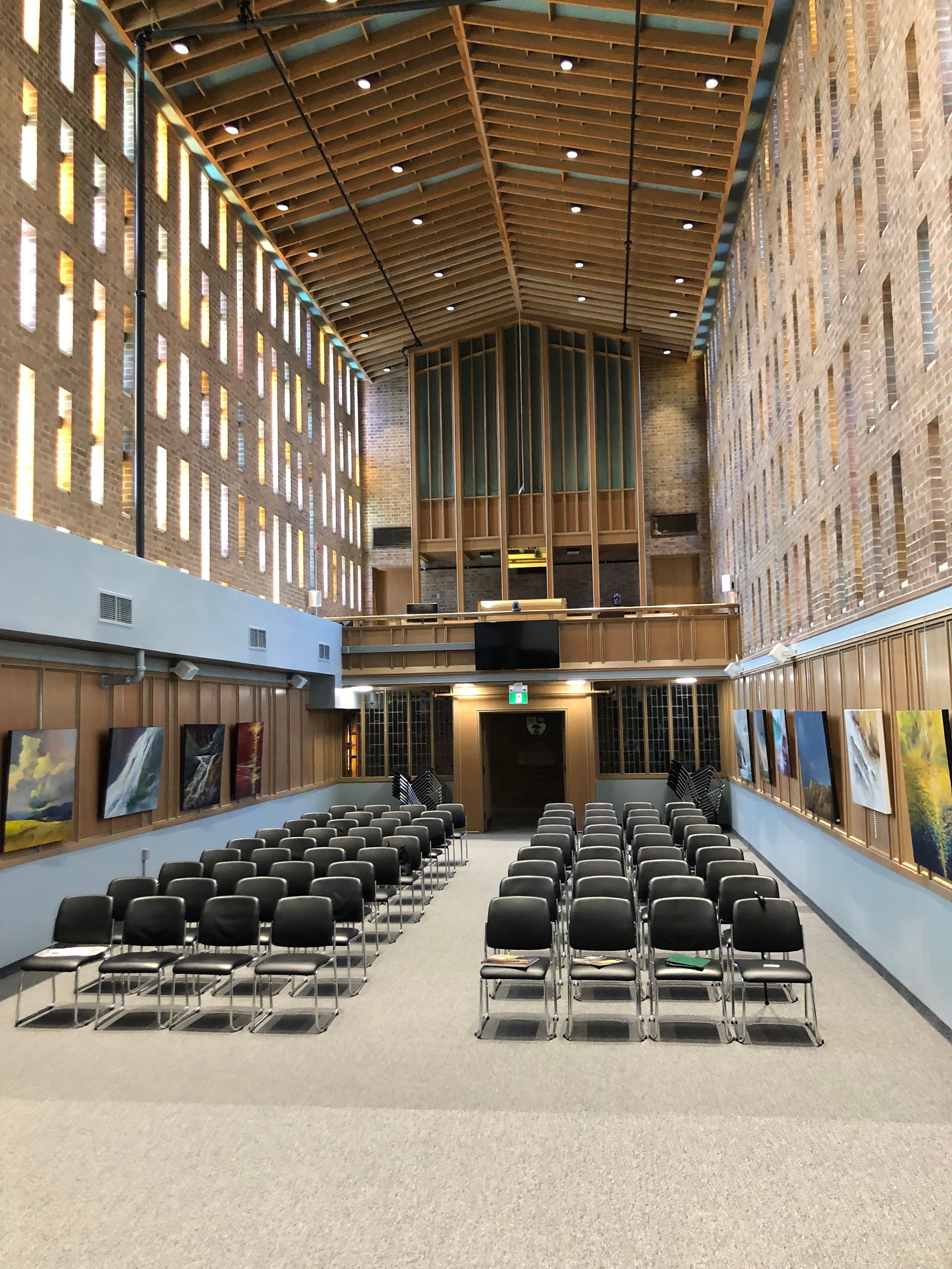 J. Douglas Thompson's painting showcase at McMaster University