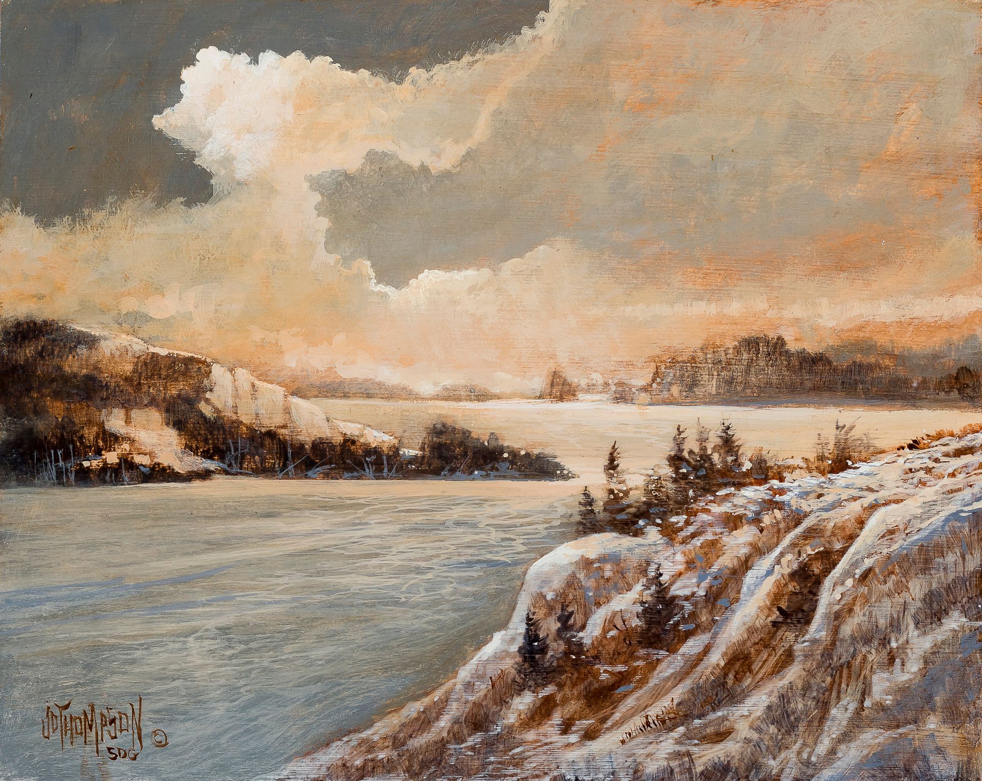 J. Douglas Thompson paintings | Sketches and Watercolour paintings