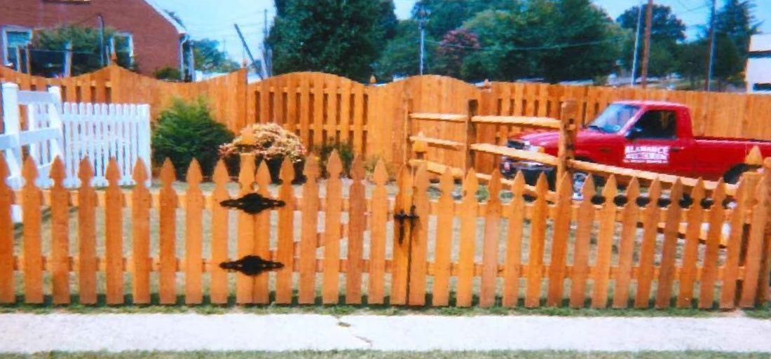 Classic Wood Fence in Burlington, NC