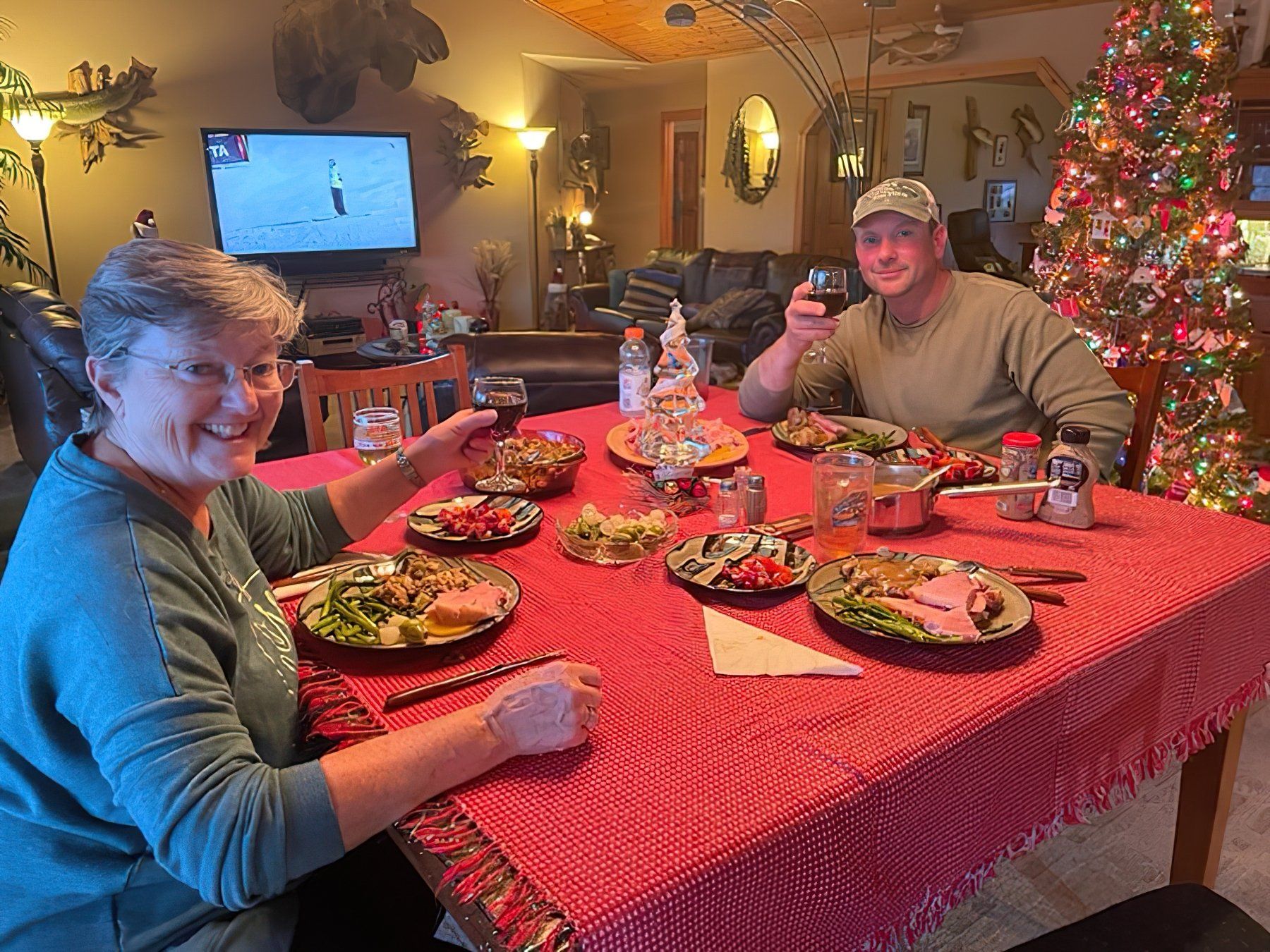 New Year Dinner with Nancy and Kendall