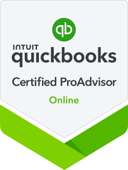 A badge that says quickbooks certified proadvisor online