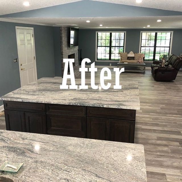 After Kitchen And Living Room Remodeling — Jacksonville, FL — Triton Roofing and Restoration