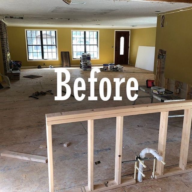 Before Kitchen And Living Room Remodeling — Jacksonville, FL — Triton Roofing and Restoration