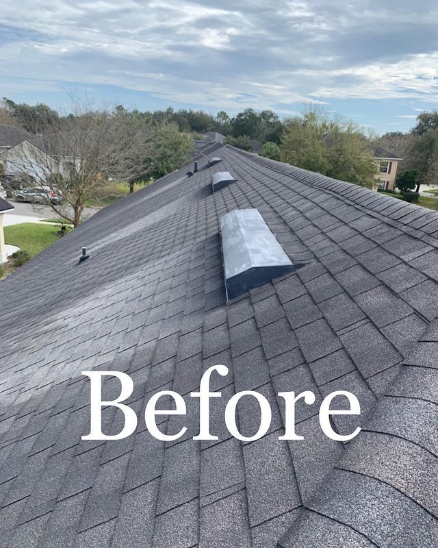 Old Asphalt Shingles Roof — Jacksonville, FL — Triton Roofing and Restoration