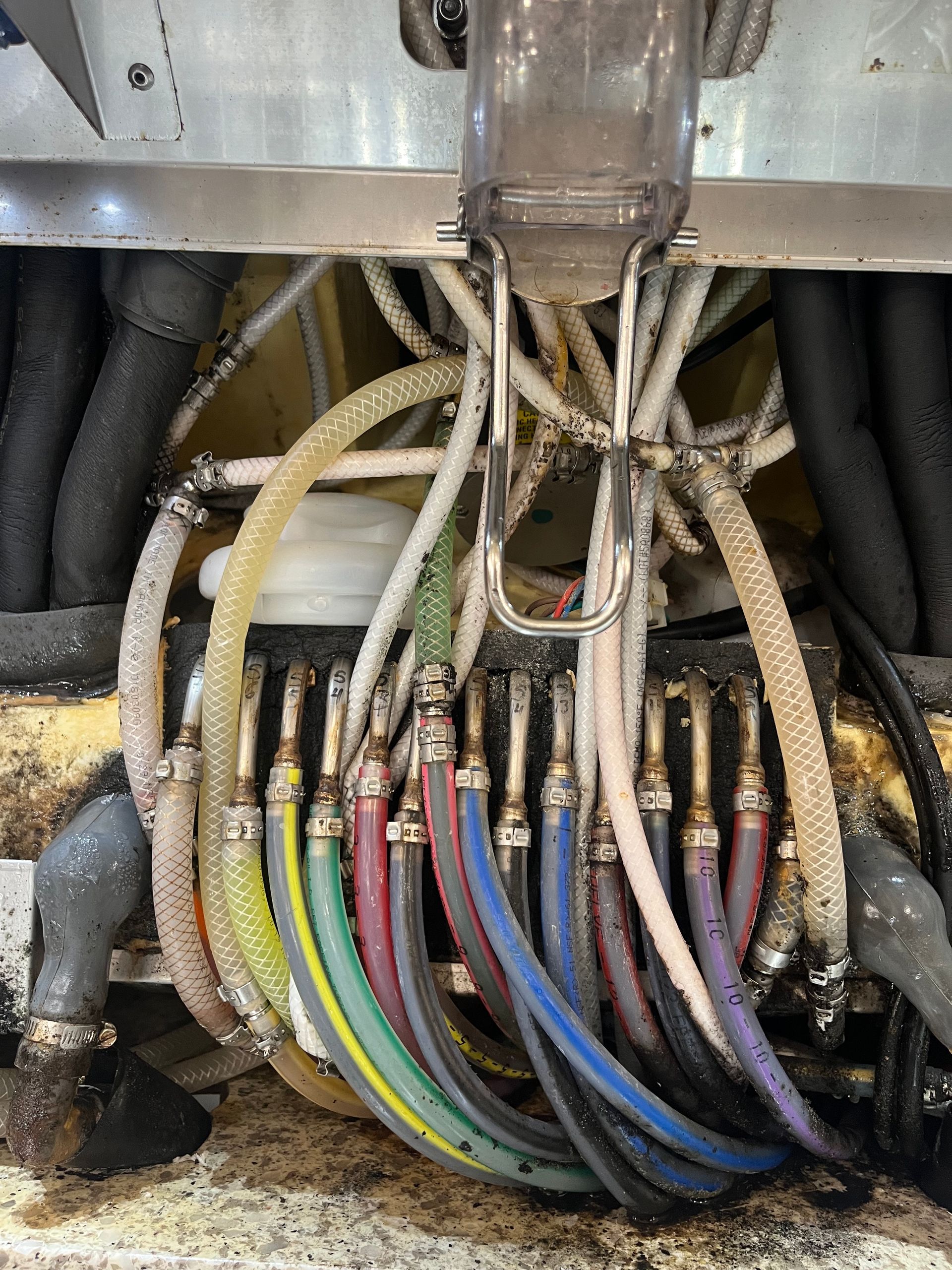 The Inside of a soda fountain