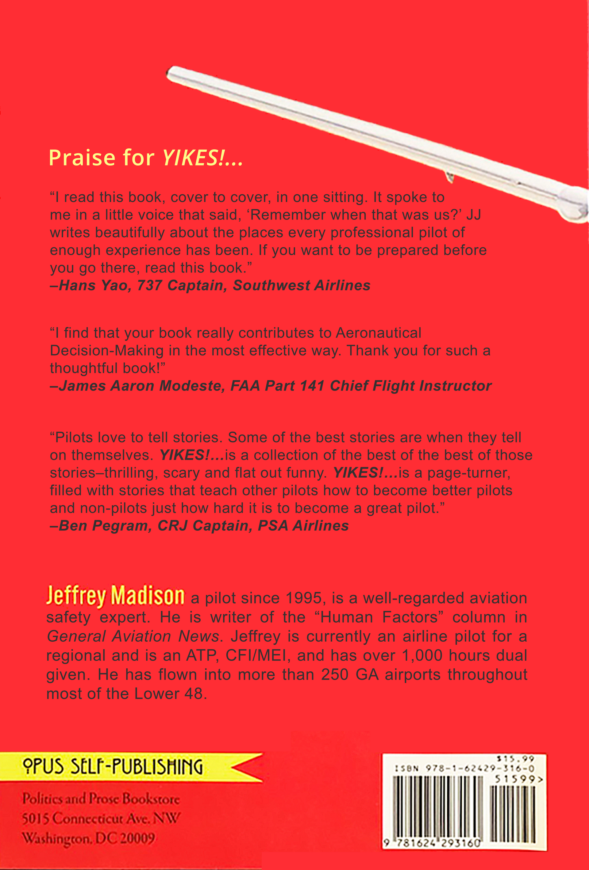 The back of a book by jafrey james madison