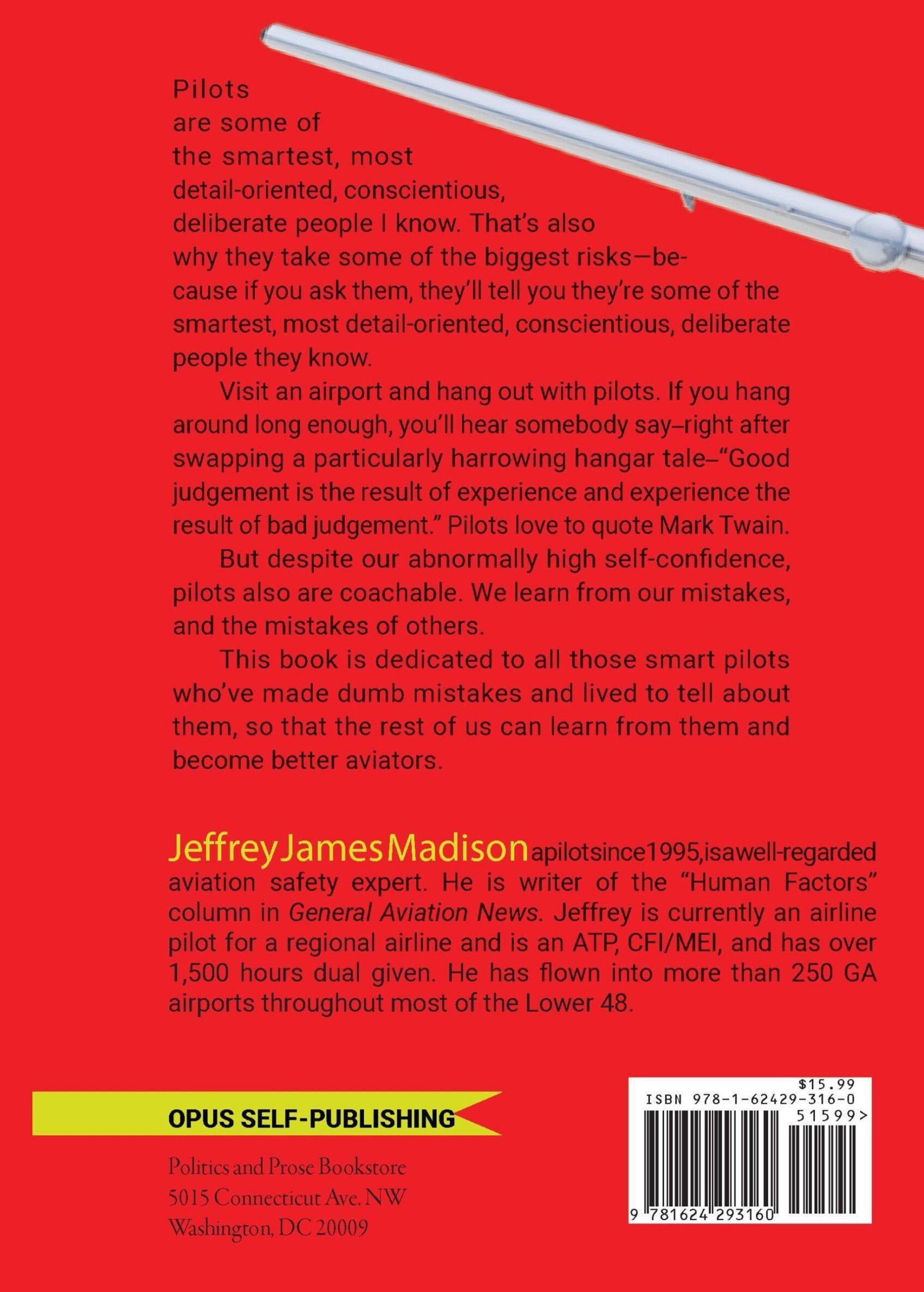 The back of a book by jafrey james madison