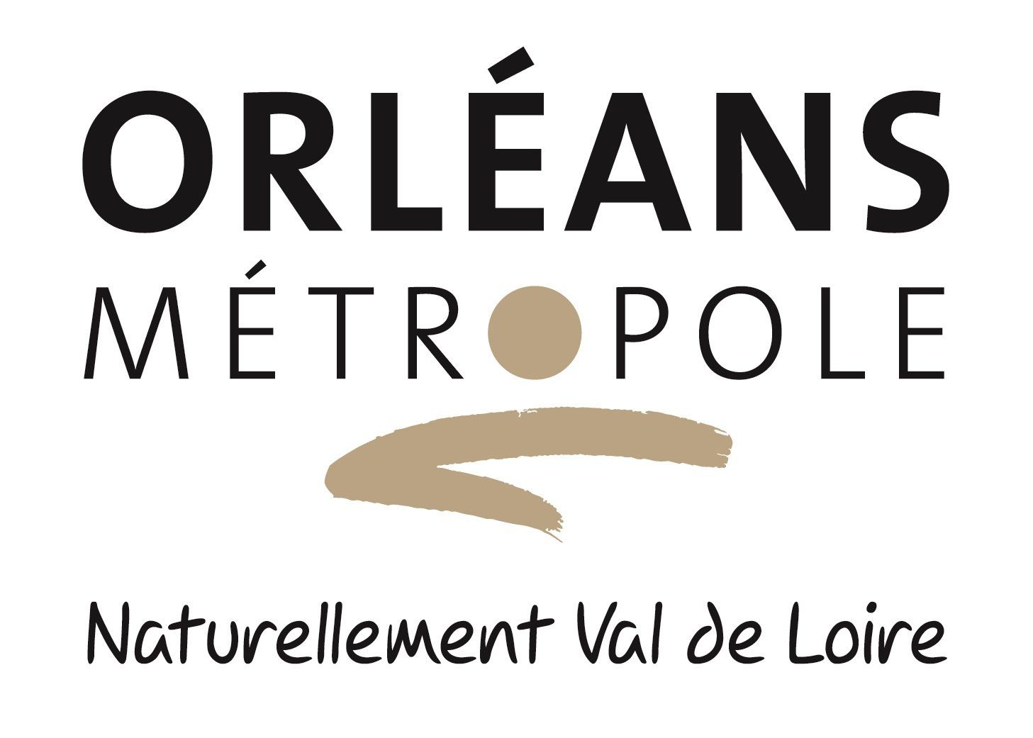 Le logo pour orleans metropole naturellement val de loire