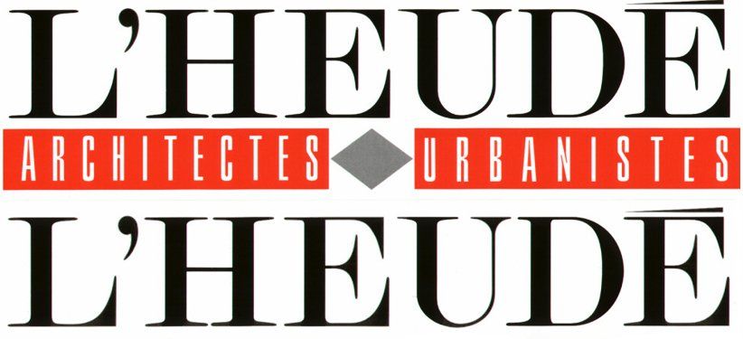 The logo for l' heude architectes urbanistes