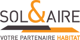 A logo for sol & aire votre partenaire habitat.