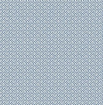 A seamless, geometric pattern featuring interlocking gray Greek key-style motifs on a textured white background.